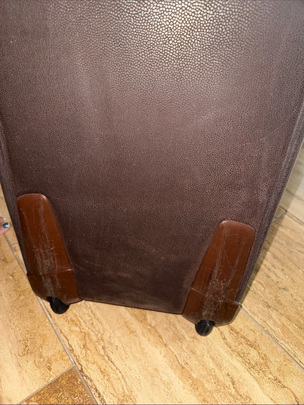 Bric's Chocolate Brown Duffel with Tan Leather Trim